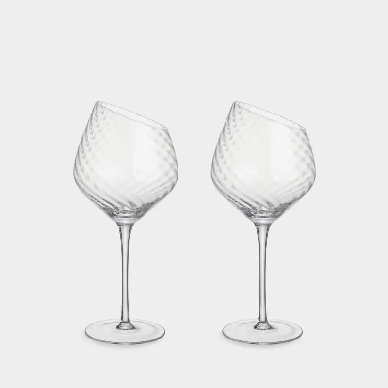Бокал для красного вина, 530 мл, 2 шт, кристальное стекло, Charm V