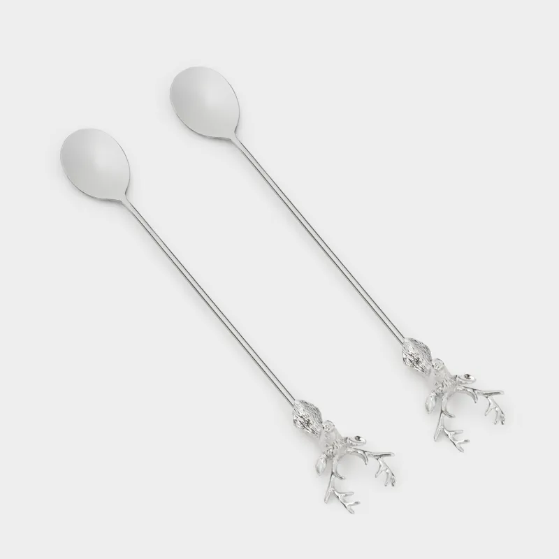 Десерт қасығы, 20 см, 2 дана, болат, Бұғы, Arctic deer