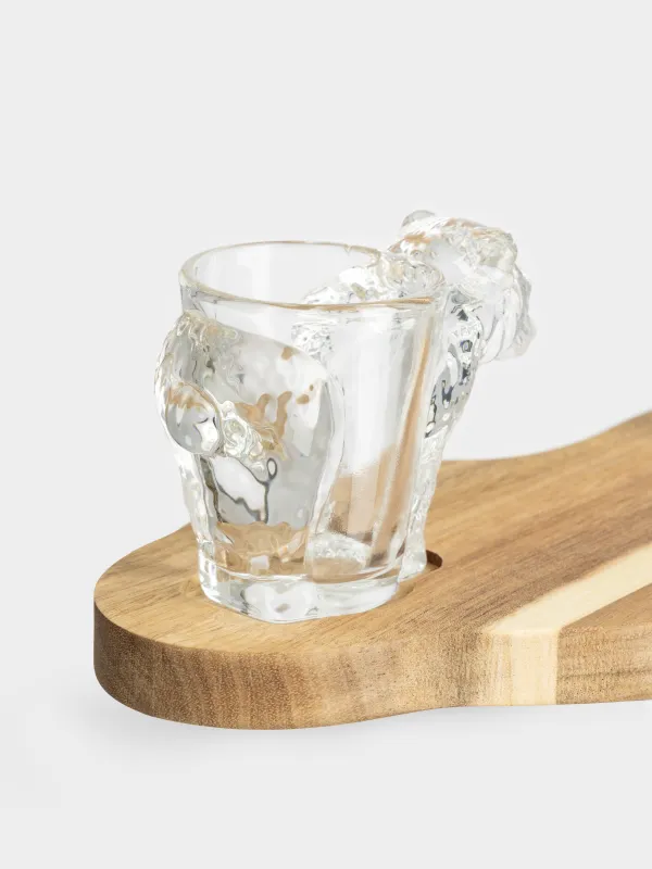 Десте, 40 мл, 2 дана, тұғырда, шыны/ағаш, Аю, Noble tree, image-3