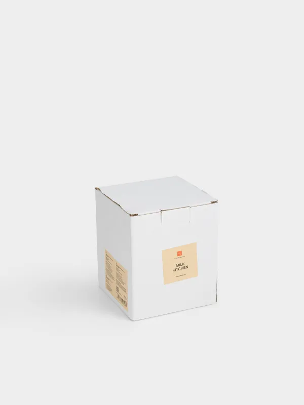 Емкость для хранения, 12х14 см, 800 мл, с ложкой, керамика D, молочная, Sweets, Milk kitchen, image-5