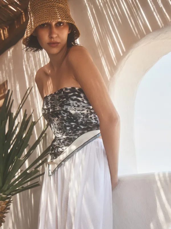 Әйелдер орамалы, 70х70 см, полиэстер, қара және сұр, жануарларға арналған баспа, Kerchief, image-7