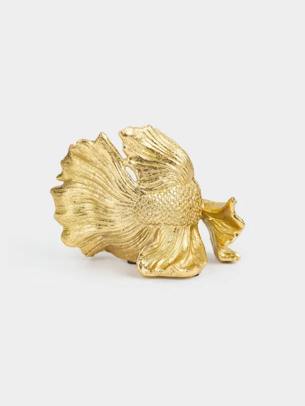 Мүсінше, 11 см, полирезин, алтын, Балық, Goldfish, image-1