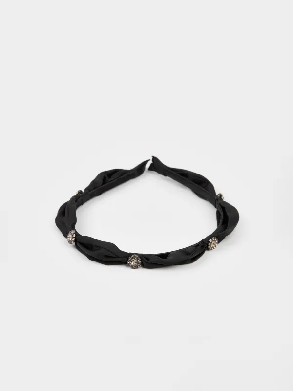 Тоғыншақ, 14х15 см, полиэстер/металл, қара, Hairstyle, image-1