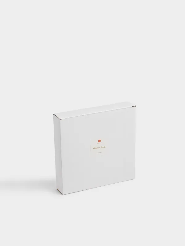 Блюдо, 22х2 см, керамика D, молочное, Simple joys, Crumple font, image-5