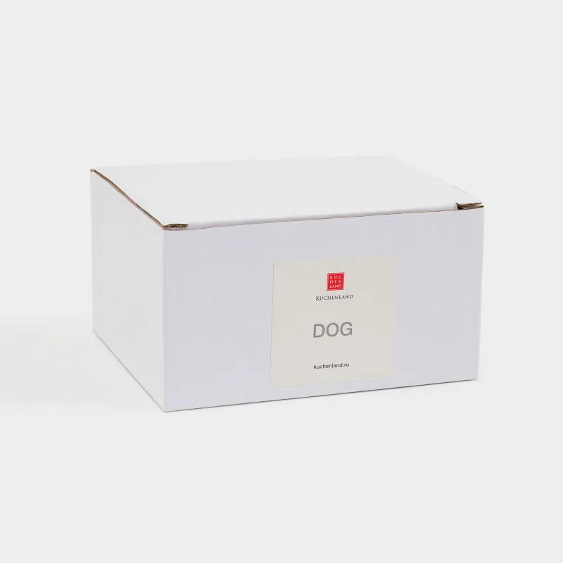 Зергерлік бұйымдарға арналған ұстағыш, 8 см, фарфор Р, күміс, Ит, Dog, image-3