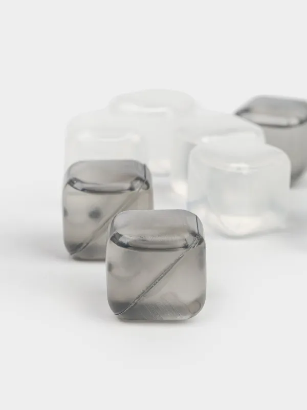 Сусындарды салқындатуға арналған текшелер жиынтығы, 10 дана, пластик, ақ / сұр, Dolce Vita, image-1