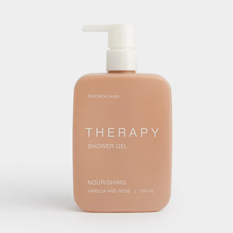Душқа арналған гель, 350 мл, нәрлендіреді, ваниль/Раушан, Therapy, image-1