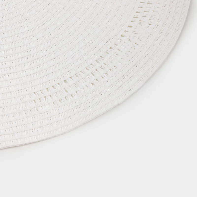 Аспаптарға арналған майлық, 38 см, целлюлоза, дөңгелек, ақ, Straw, image-4