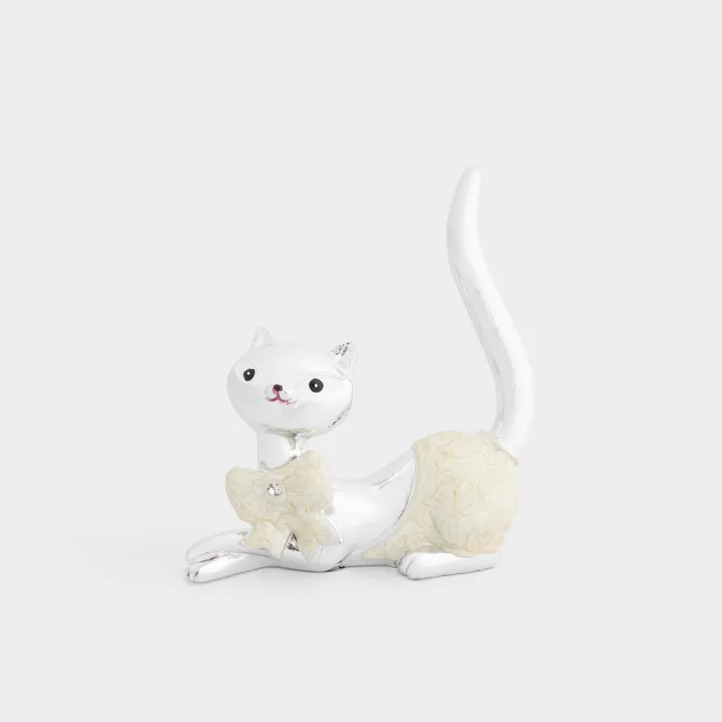 Держатель для украшений, Кошка с бантом, Cat