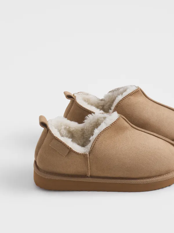 Угги женские, бежевые, Suede, image-2