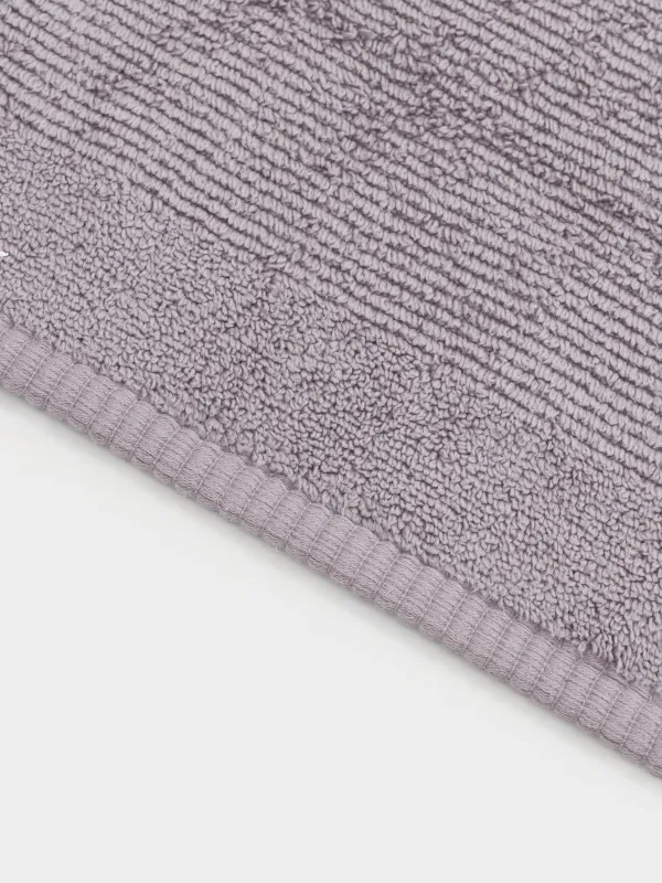 Комплект полотенец, 50х90/70х140 см, 4 шт, хлопок, лиловый/светло-серый, Terry cotton, image-4