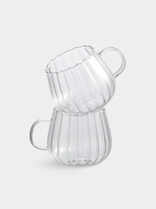 Кружка, 400 мл, 2 шт, стекло Б, Camellia, image-0