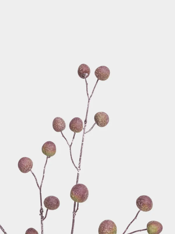 Ветка декоративная, 1,1 м, пенопласт/полиэтилен, Ягоды, Balls decor, image-4