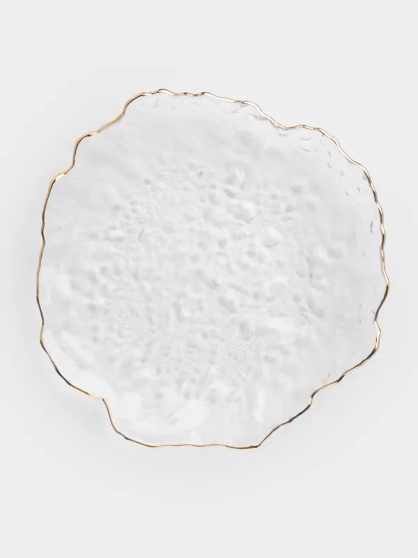 Блюдо, 30 см, с золотистым кантом, Nautilus gold, image-1