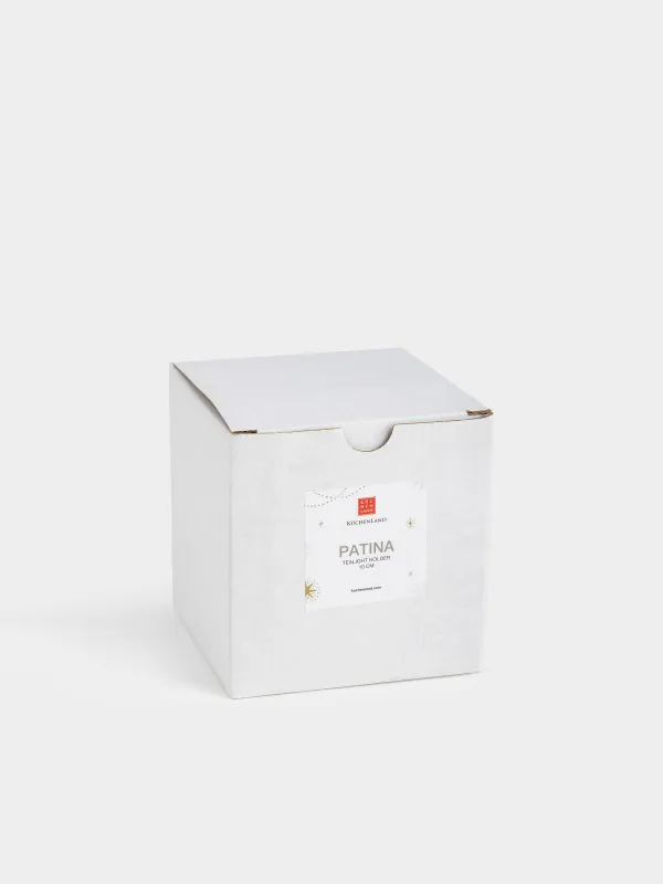 Шам ұстағыш, 10 см, шай шамына арналған, шыны, қоңыр-күміс, Жылқылар, Horses art, image-4