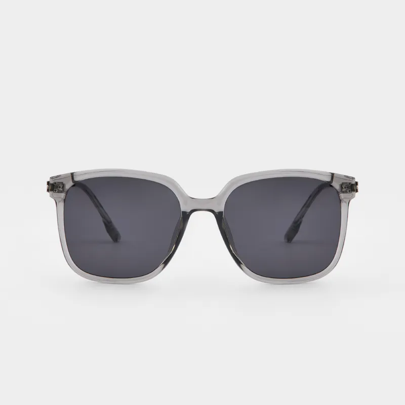 Очки солнцезащитные, металл/пластик, квадратные, серые, Eyewear