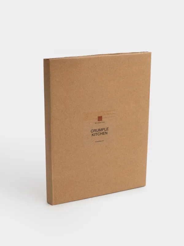 Подставка под горячее, 15х20 см, керамика/пробка, овальная, молочная, Мятый эффект, Crumple kitchen, image-5