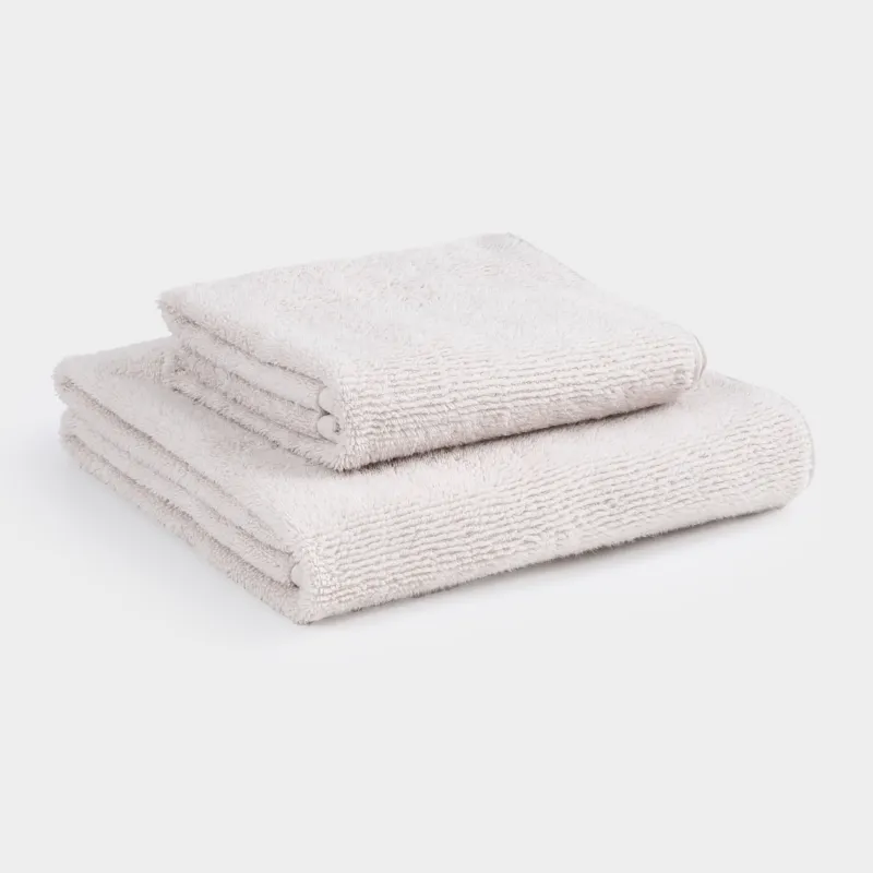 Комплект полотенец, 50x90/70x140 см, 2 шт, хлопок, бежевый, Terry cotton