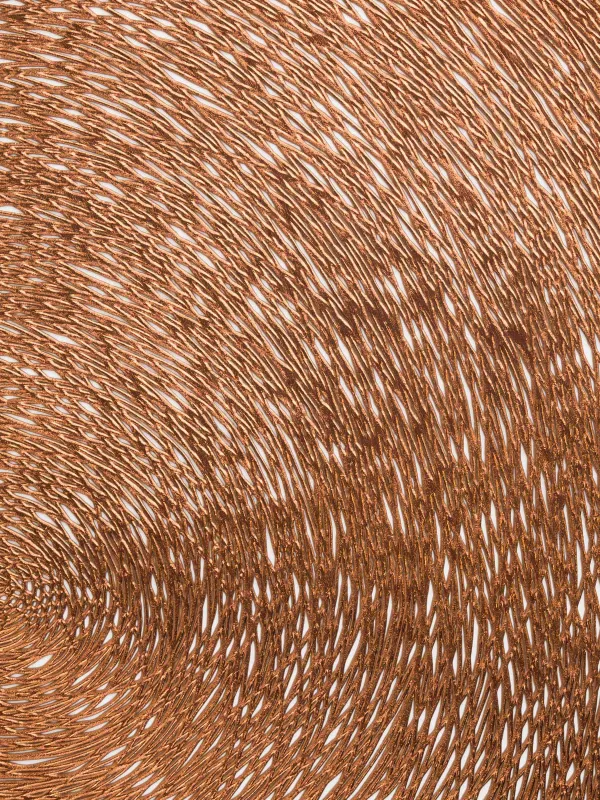 Аспаптарға арналған майлық, 38 см, ПВХ, дөңгелек, мыс, Azhur, image-2