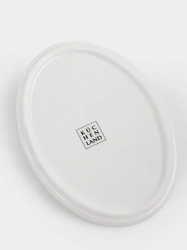 Подставка под кружку, 13 см, круглая, керамика/пробка, белая, Птичка, Paradise garden, image-4