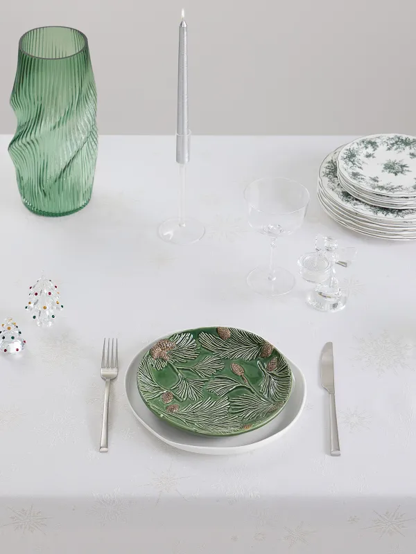 Скатерть, 160х160 см, Snowflakes, image-1