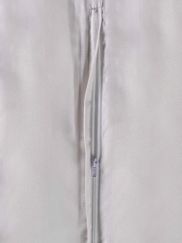 КПБ евро, тенсель 300 ТС, светло-серый, Цветы, Tencel, image-5