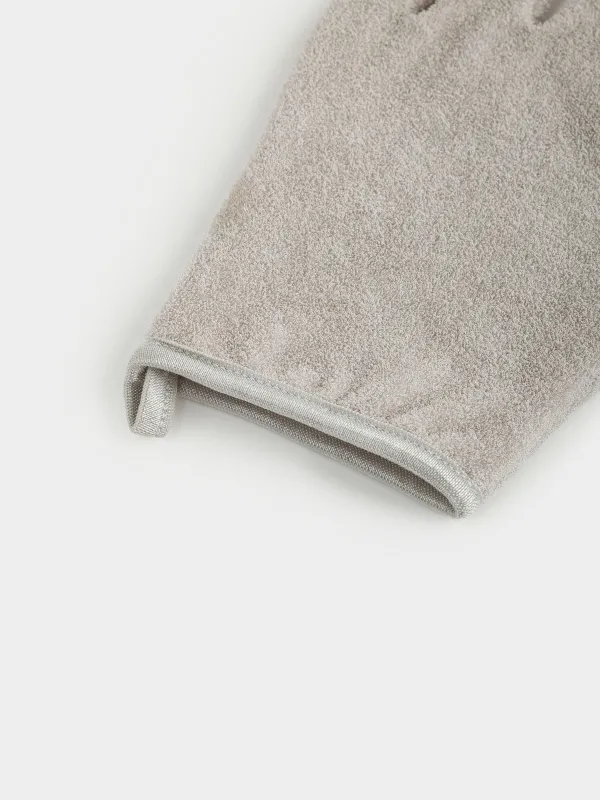 Денені жууға арналған қолғап, 12х20 см, бамбук, сұр, bamboo spa, image-2