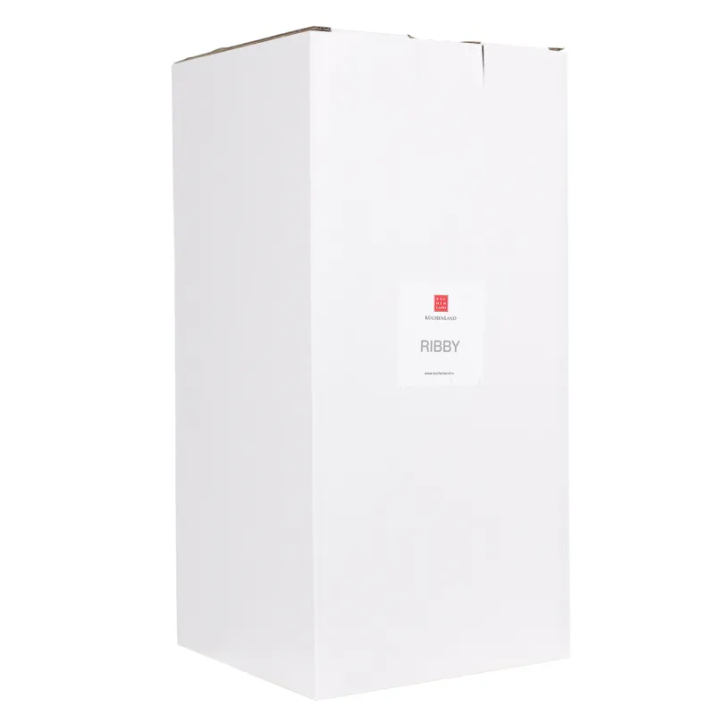 Гүл вазасы, 30 см, шыны, жолақтар, Ribby, image-2