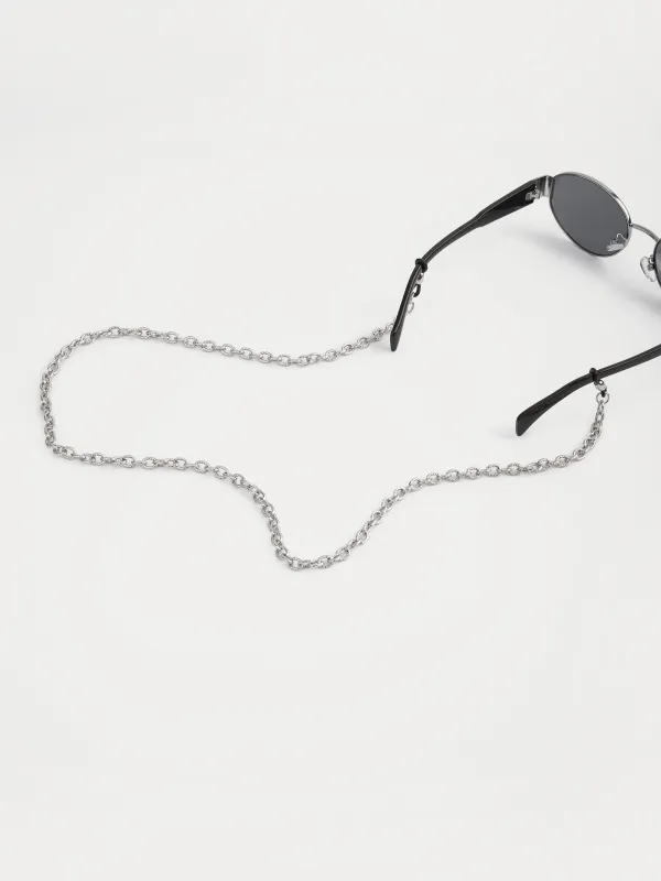 Көзілдірік тізбегі, 75 см, болат, күміс, Skye, image-3