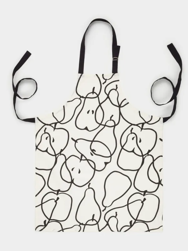 Фартук, 65х85 см, хлопок, бежевый, Груши, Fruit garden, image-0