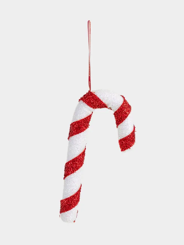 Шырша ойыншығы, 23 см, жұмсақ, пенопласт/жылтыр, қызыл-ақ, Кәмпит, Figure sparkle, image-0