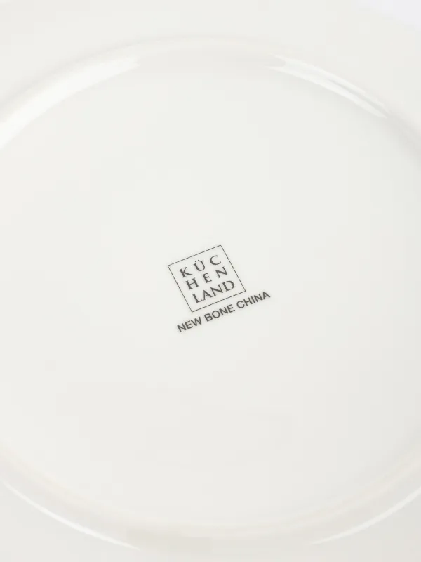 Тіскебасар тәрелкесі, 21 см, фарфор N, ақ, алтын жиектері бар, Анар мен апельсин, Christmas miracle, image-4