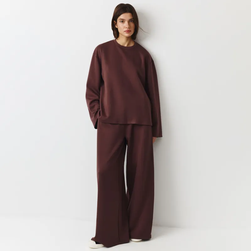 Әйелдер шалбары, өлшемі L, модал/полиэстер/эластан К, қоңыр, Reinalda