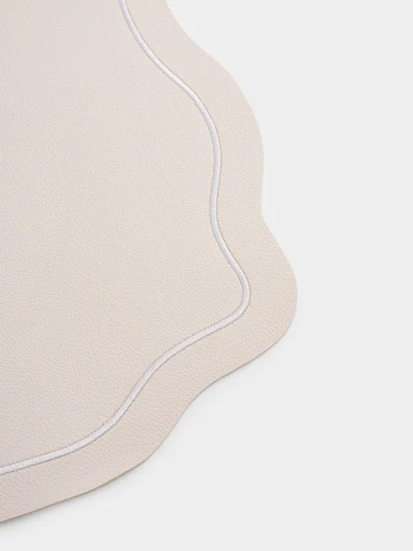 Аспаптарға арналған майлық, 38х47 см, ПВХ/полиэстер, бұйра, сүт түстес, Винтаж, Rock vintage, image-3