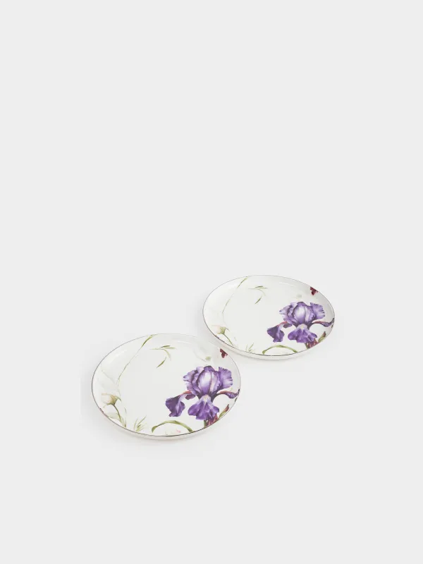 Тарелка закусочная, 24 см, 2 шт, Ирис, Antarctica Flowers, image-3