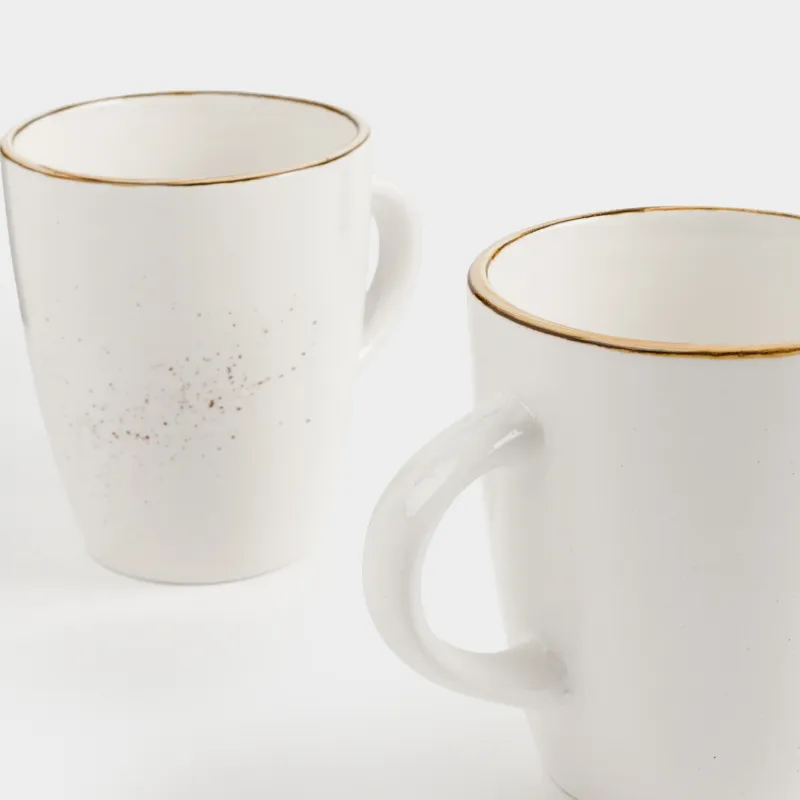 Саптыаяқ, 350 мл, 2 дана, сүт түстес, дақтары бар, Roxas, image-6