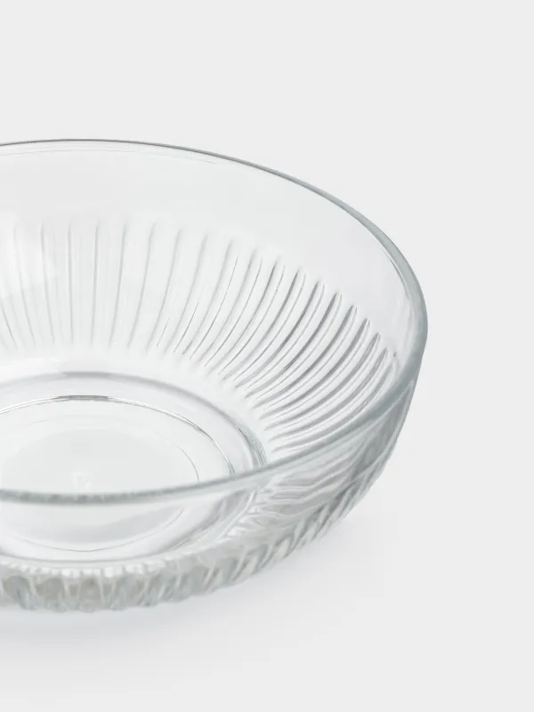 Салат ыдысы, 17х6 см, 800 мл, қақпағы бар, шыны Р / пластик, Мадейра, image-4