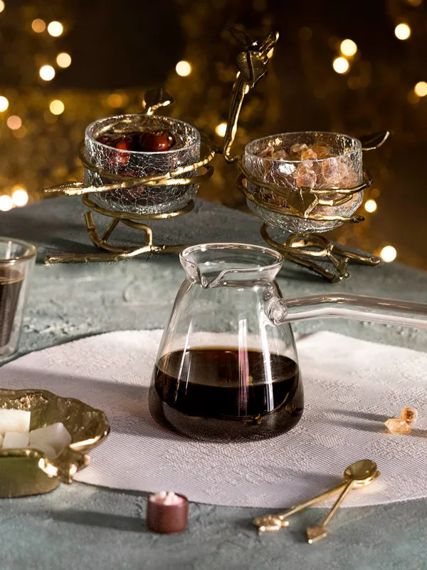 Подставка для закусок, 26х17 см, с ручкой, Fantastic gold, image-5