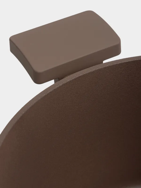 Кастрюля, 24 см, 4,2 л, с крышкой, с покрытием, алюминий, коричневая, Brown rock, image-3