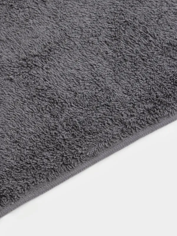 Полотенце, 70х140 см, хлопок, темно-серое, Gentle cotton, image-3