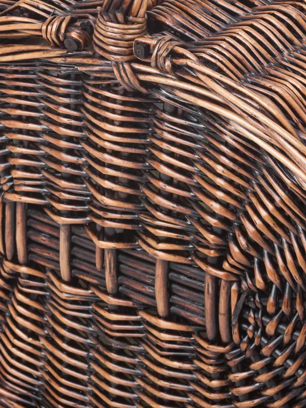 Пикник себеті, 36х28 см, 2 адам, 12 зат, жүзім, дөңгелек, қоңыр, Picnic, image-5