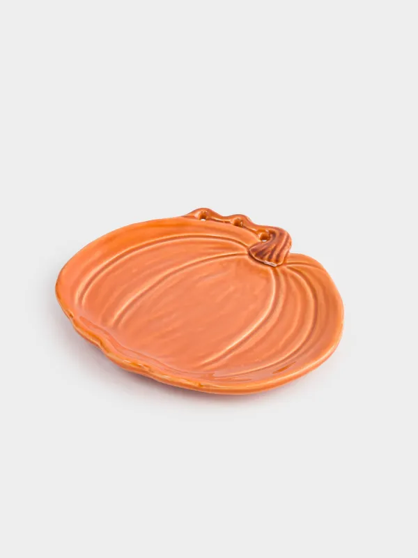 Блюдо, 16 см, керамика D, оранжевое, Тыква, Forest symphony, image-1