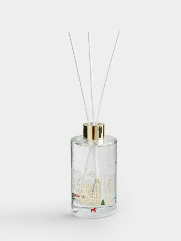 Ароматический диффузор, 200 мл, Raw Space, Домики с лошадкой, Snow sparks, image-0