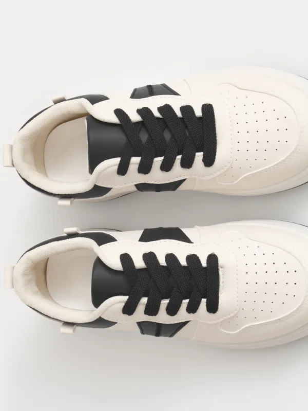 Әйелдерге арналған кеды, өлшемі 39, полиуретан/ПВХ, ақ-қара, Dorothy, image-2