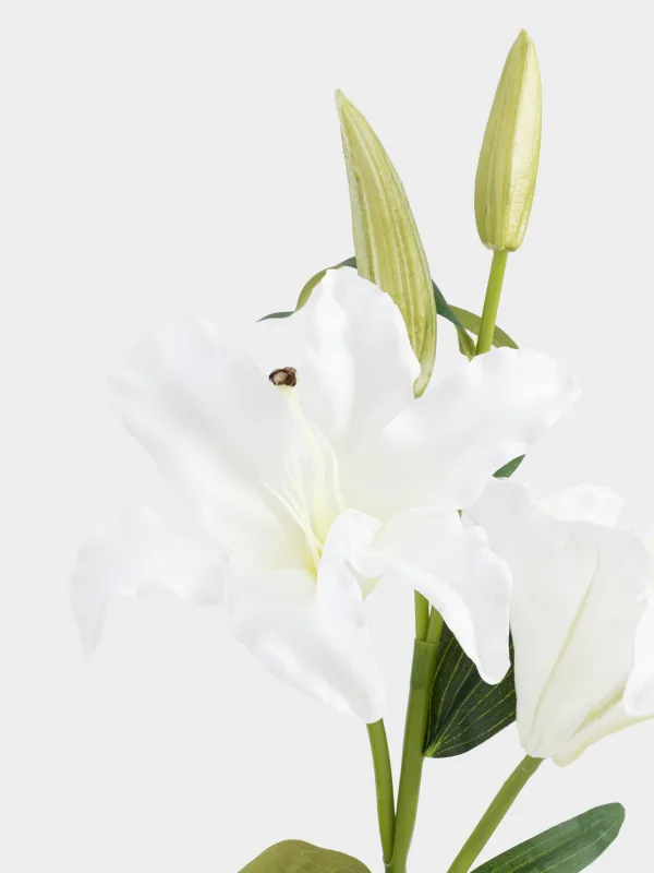 Цветок искусственный, 90 cм, Лилия, Flower garden, image-2