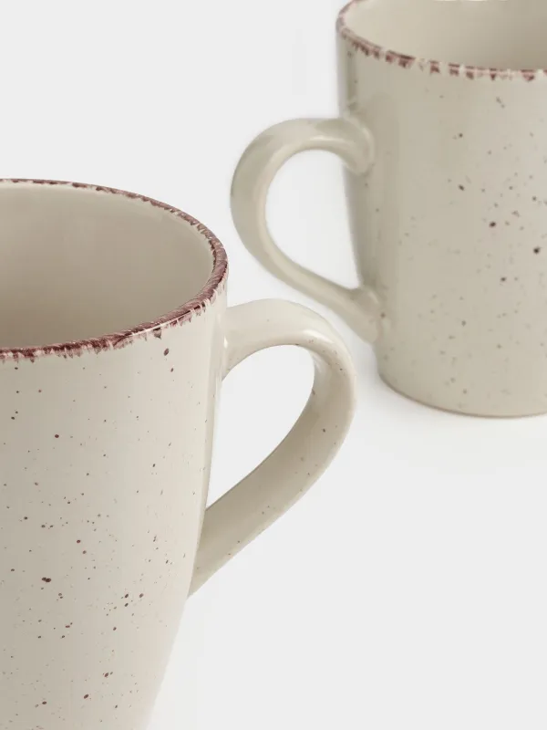 Кружка, 400 мл, 2 шт, в крапинку, Speckled, image-1