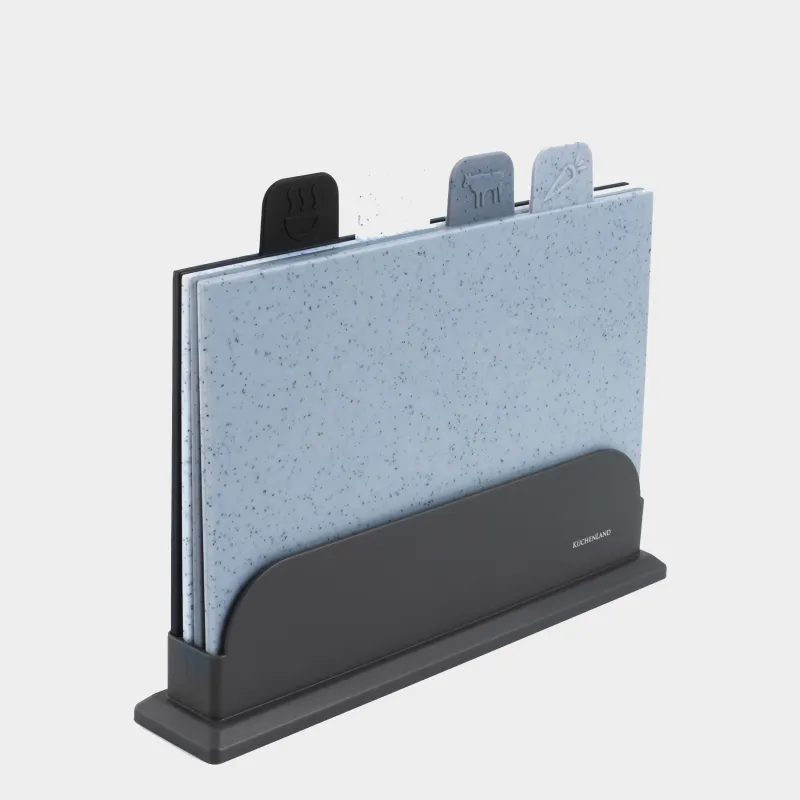 Кесу тақтасы, 28х19 см, 4 дана, стендте, пластмассада, дақтарда, сұр қоспада, Speck