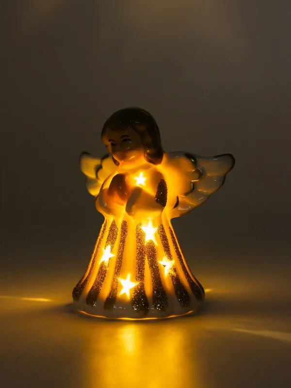 Статуэтка с подсветкой, 9 см, Ангел, Angel figurine, image-4