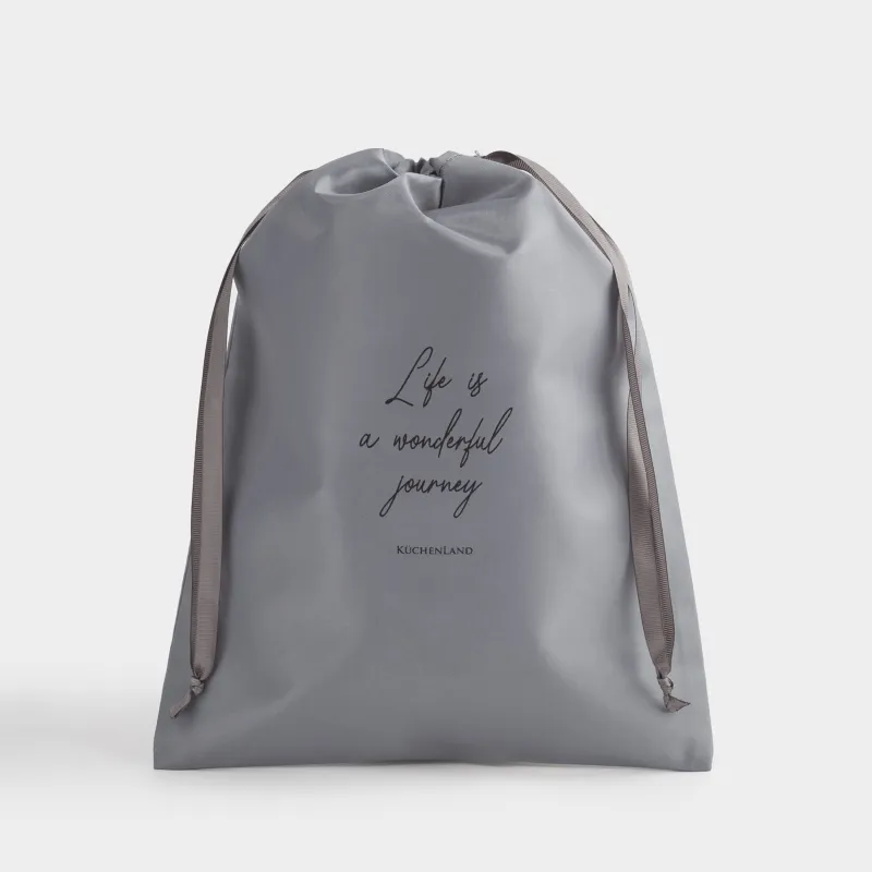 Киімге немесе аяқ киімге арналған органайзер, 36х27 см, саржа, сұр, Travel comfort