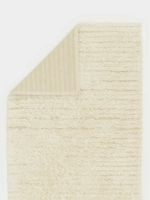 Коврик, 50x80 см, хлопок, бежевый, Stripe, image-3